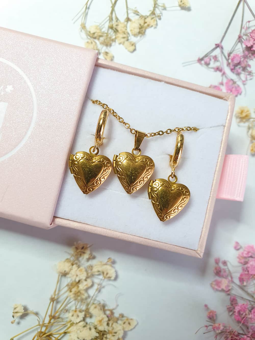 Heart Locket Earrings