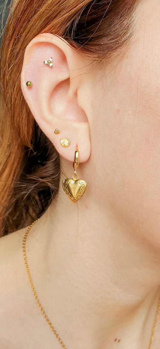 Orecchini Heart Locket