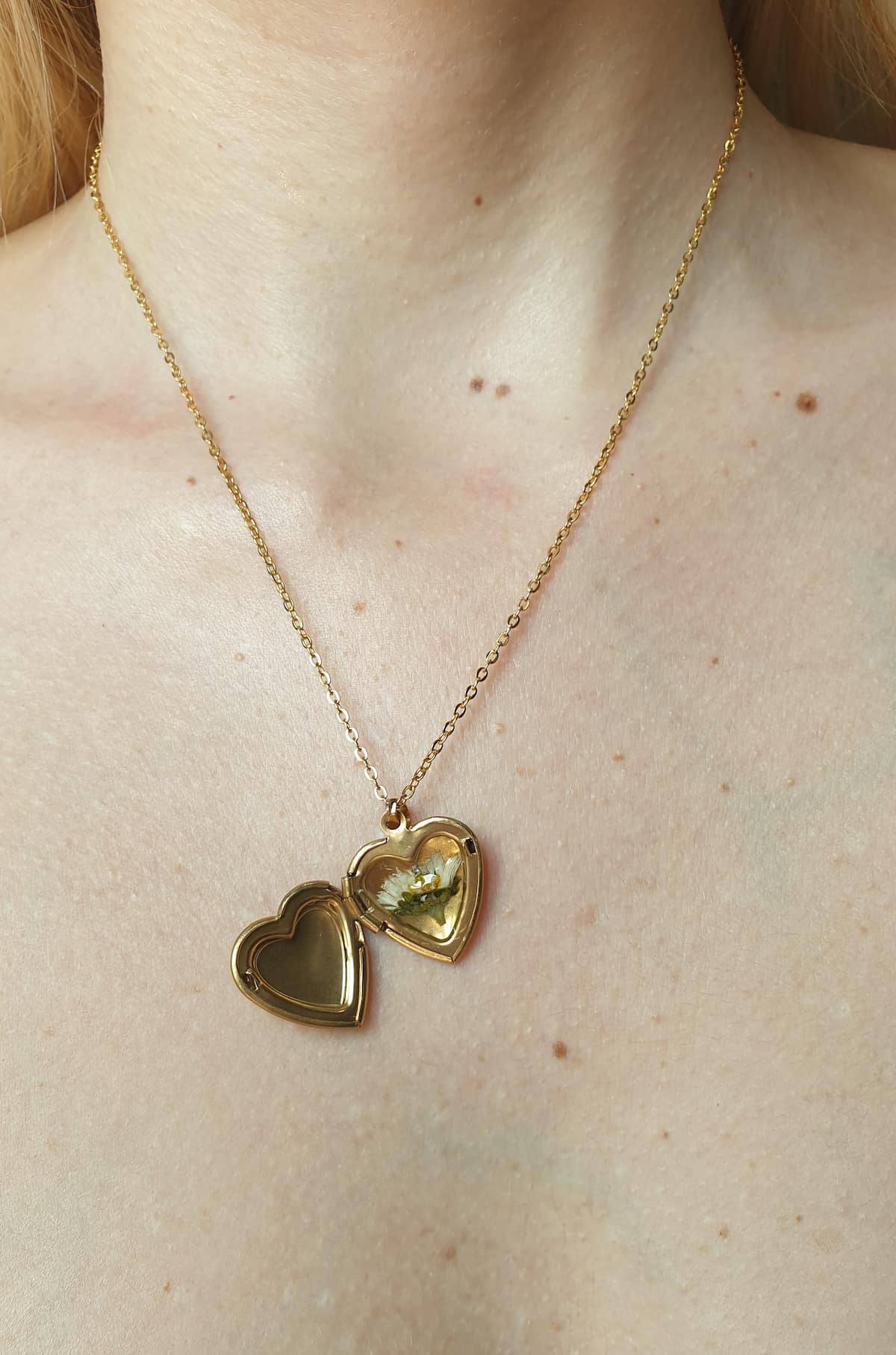 Big Heart Locket Necklace