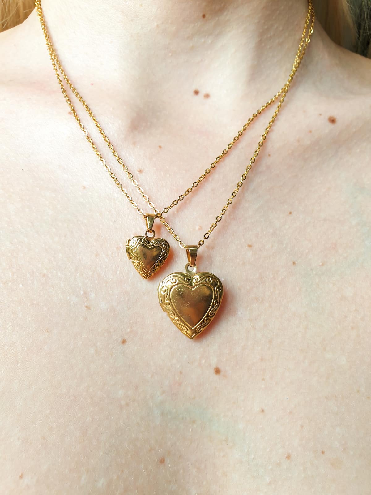 Big Heart Locket Necklace
