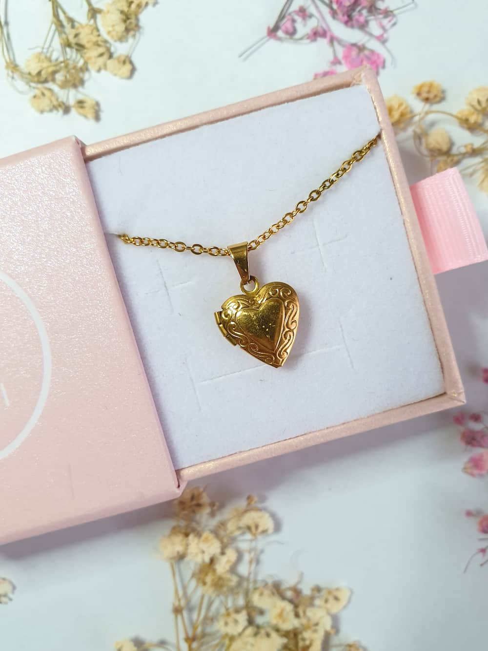Big Heart Locket Necklace